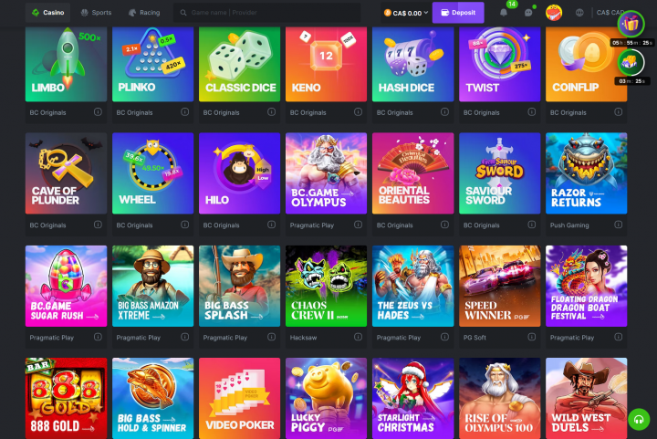 Discover Excitement at BC.Game Casino BY 7